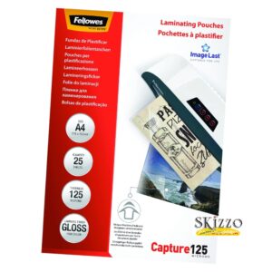 pouches plastificatrice fellowes